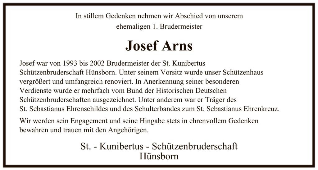 NachrufJosefArns