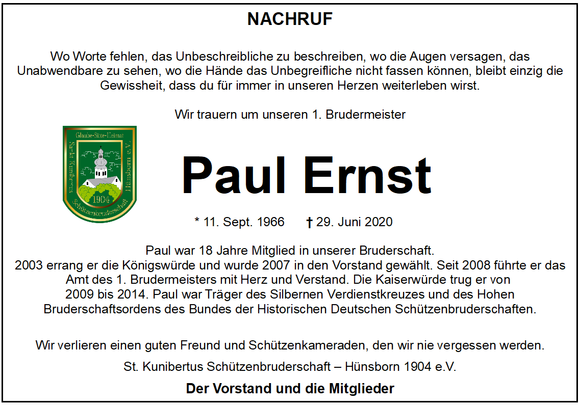 NachrufPaul